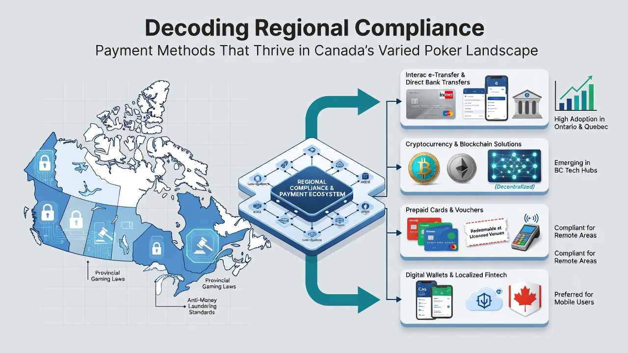 Regional differences in Canadian poker payment processing across provinces